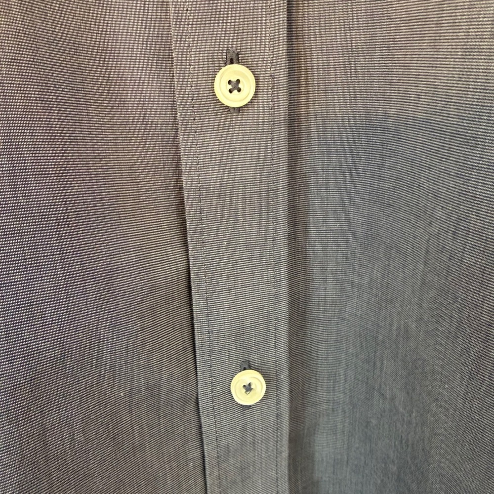 UNTUCKit Orville Wrinkle Free Long Sleeve Button Up Shirt Blue Casual Office XXL - Picture 6 of 13